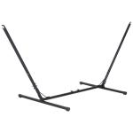 Outsunny Hangmatframe in grootte verstelbaar metalen frame 308–380 cm 120 kg