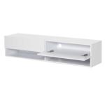 HOMCOM Tv meubel lowboard wandkast wandkast met lades wit