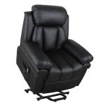 HOMCOM elektrische tv-stoel opstastoel relaxfauteuil fauteuil met opstahulp zwart 96 l x 93 b x 103 h cm