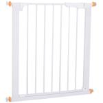 PawHut Pine Wood Freestanding Adjustable Pet Barrier Fence Brown(c-6)