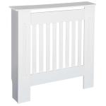 HOMCOM 140-204L x 21W x 83H cm MDF Radiator Cover MDF-White(c-2)