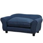 PawHut Pet Sofa Couch with Storage Function Sponge Cushioned Bed Lounge Dog Cat(c-3)