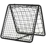 HOMCOM Steel Frame Adjustable 5-Angle Rebounder Goal Red/White(c-2)