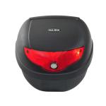 HOMCOM 48L Streamline Plastic Motorcycle Trunk Red/Black(c-5)