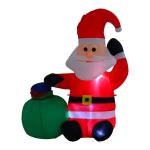 HOMCOM Inflatable Air Blown Christmas Santa Claus 240cm W/LED(c-2)