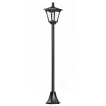 Outsunny Solar Powered Lamp Post, IP44, 15Lx15Wx120H cm-Black(c-3)