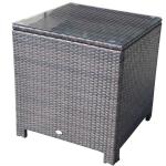 Outsunny Rattan Side Table-Brown(c-1)