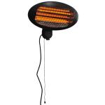 Outsunny Wall Mount Electric Infrared Patio Heater Warmer Aluminium 3 Power Setting 2kW(c-2)