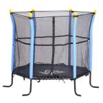 HOMCOM Mini Trampoline, D155x122.5cm-Blue(c-1)
