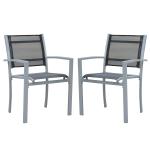 Outsunny 3 Pcs Rattan Rocking Set W/Cushion-Black/Beige(c-4)