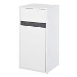 kleankin Particle Board Compact Bathroom Drawers White(c-8)
