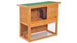 Pawhut Wooden 90cm 2 Tiers Rabbit Hutch(c-2)