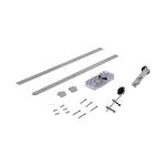 HOMCOM Sliding Wood Barn Door Hardware Kits Track Roller(c-3)