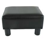 HOMCOM Linen Upholstered Footstool Blue(c-2)