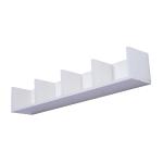 HOMCOM 95Lx17Wx16.5H cm Multi-Media Wooden Shelf-White(c-1)