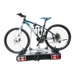 HOMCOM Metal 3 Bike Rear Hitch Mount w/ Fix Strap Black(c-1)