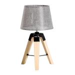HOMCOM Hemp Rope Linen Shade Table Lamp Beige(c-4)
