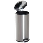 HOMCOM 68L Automatic Sensor Lid Steel Kitchen Bin Silver(c-2)