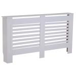 HOMCOM 152Lx19Wx81H cm MDF Radiator Cover-White(c-6)