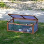 Outsunny Mylar Hydroponic Grow Tent with Vents and Floor Tray for Indoor Plant Growing(c-2)