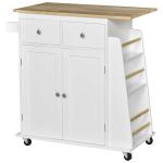 HOMCOM Kitchen Helper Step Stool with 2 Steps & Handles Suitable for Children(c-1)