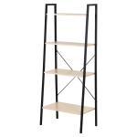 HOMCOM 4-Tier Vintage Ladder Shelf Bookcase Storage Rack Stand Plants Display Bookshelf(c-1)