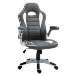 Vinsetto PU Leather Ergonomic Racing Chair w/ Adjustable Pillow Black(c-3)