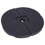 Outsunny 4Pc Portable Umbrella Base Parasol Stand Weights Holder Sand Water Filled Outdoor(c-4)