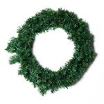HOMCOM 9ft Decorated Artificial Christmas Garland Green(c-3)
