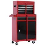 DURHAND PP Wall Mounted Tools & Hardware Storage Unit w/ Containers(c-5)