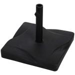 Outsunny HDPE 4-Part Fillable Parasol Base Black(c-2)