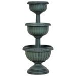 Outsunny 2PCs Wooden Flower Plant Pot Outdoor&Indoor Plant Box with Solid Wood(c-3)