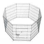 PawHut Retractable Dog Pet Safety Gate Barrier-White(c-7)
