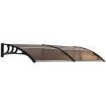 Outsunny Curved Window Door Canopy Outdoor Awning UV Water Rain Cover 80L x 195W x 23H cm(c-1)
