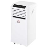 HOMCOM 557W Mobile ABS Plastic Air Conditioner w/ Remote Control White(c-2)