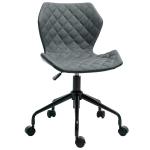 HOMCOM Rhombic design Adjustable Chair Grey(c-1)