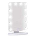 HOMCOM Hollywood Vanity LED Mirror Dimmable Illuminated Lights White 42cm x 14cm(c-5)