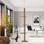 PawHut Cat Tree Tower w/ Scratching Posts Sisal Hanging Ball Condo 60 x 40 x 114cm(c-3)