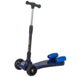 HOMCOM Kids Tri-Wheel Plastic Scooter w/ Engine-Look Water Spray Red(c-3)
