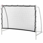 HOMCOM Tetoron Mesh Outdoor Folding Football Goal Orange(c-2)
