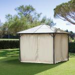 Outsunny 4 Pack Universal Gazebo Replacement Sidewalls Privacy Panel for 3 x 3m Canopy(c-2)