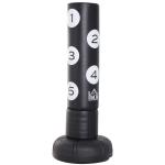 HOMCOM staande bokszak bokspop boks-dummy dummy training bokspartner bokszak boksen zwart 70 B x 70 D x 176 H cm