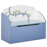 HOMCOM Kids MDF Heart-Shaped Handle Bedside Table Pink(c-1)