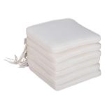 Outsunny Set of 6 Chair Cushion Seat Pads Dining Chair w/ Straps Indoor Outdoor(c-2)