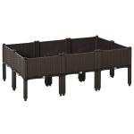 Outsunny Raised Garden Bed with Wheels and Bottom Shelf Outdoor 104 x 39 x 80cm(c-3)