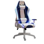 Vinsetto PU Leather LED Light Gaming Chair w/ Pillows Blue(c-1)
