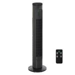HOMCOM Tower Fan with 3 Speed 3 Mode 10h Timer 70° Oscillation LED Remote Controller(c-1)