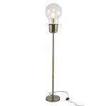 Vloerlamp voor woonkamer staande lamp booglamp met houten tafel staal wit(c-7)