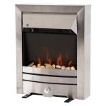 HOMCOM 1000W Wall Mounted Tempered Glass Electric Fireplace Heater Black(c-2)