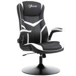 Vinsetto High Back Computer Gaming Office Adjustable Chair -Black/white(c-1)